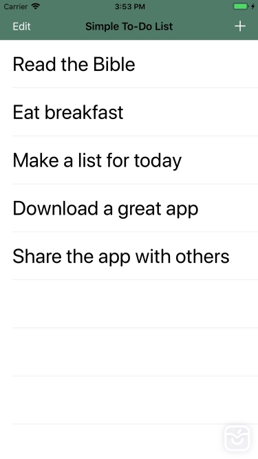 تصاویر Simple To-Do List!