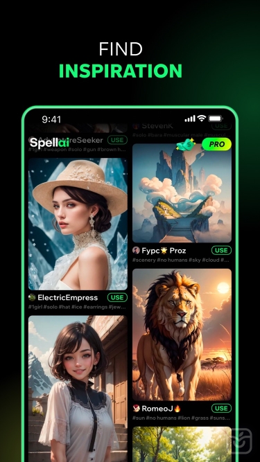 تصاویر Spellai - AI Art Maker