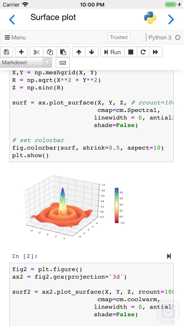 تصاویر Carnets - Jupyter