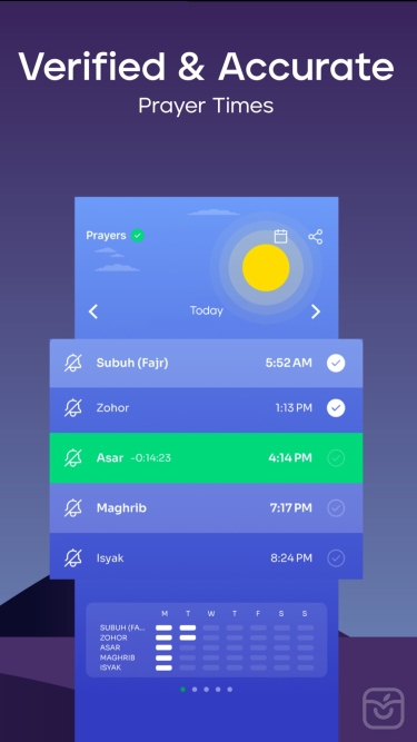 تصاویر Muslim Pro: Quran Athan Prayer ++
