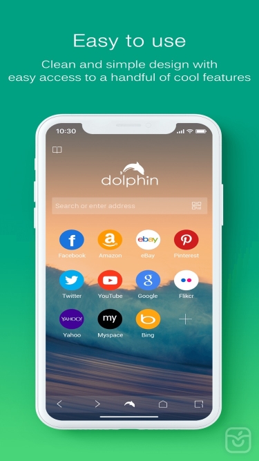 تصاویر Dolphin Mobile Browser