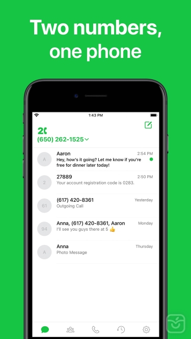 تصاویر Second Line 2nd Phone Number