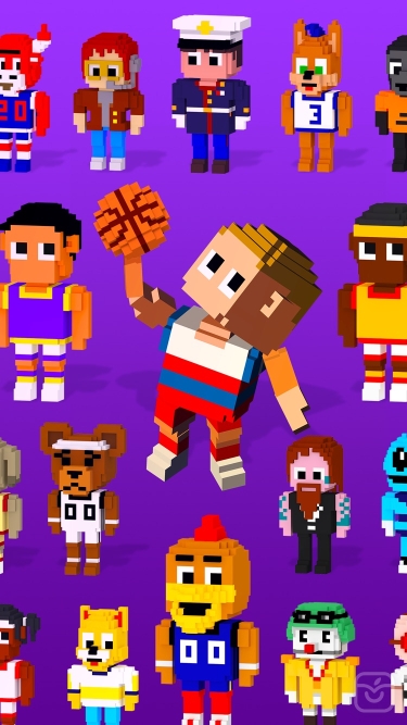 تصاویر Blocky Basketball FreeStyle|بستکبال چهارخانه ای