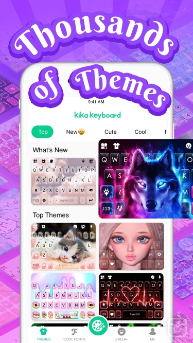 تصاویر Kika Keyboard for iPhone, iPad ++