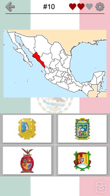 تصاویر Mexican States - Quiz about Mexico