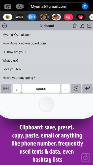تصاویر Advakey Ai Writing Keyboard ++