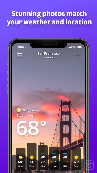 دانلود اپلیکیشن Yahoo Weather برای آیفون | آی اپس - اپ استور ایرانی دانلود اپلیکیشن Yahoo Weather برای آیفون | آی اپس - اپ استور ایرانی