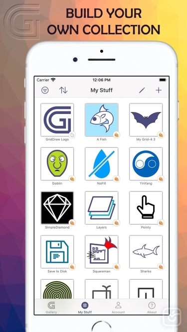 تصاویر Grid Draw- Logo & Icon Creator