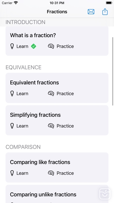 تصاویر Fraction Steps: Learn Visually
