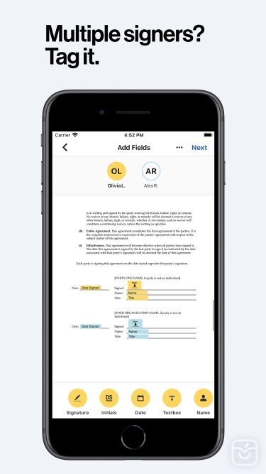 تصاویر DocuSign - Upload & Sign Docs