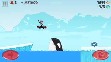 تصاویر Stickman Snowboarder™