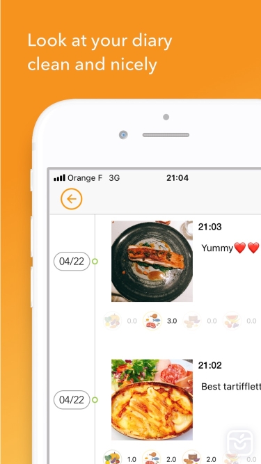 تصاویر FoodyLife : The Food Diary App