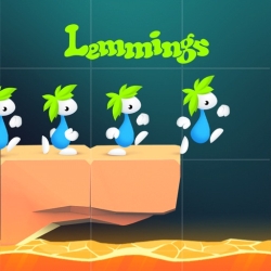 لوگو Lemmings: The Puzzle Adventure|ماجراجویی نجات لیمینگ ها