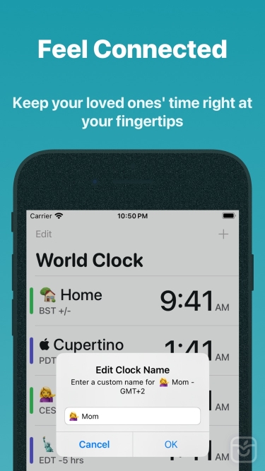 تصاویر World Clock Time Widget ++
