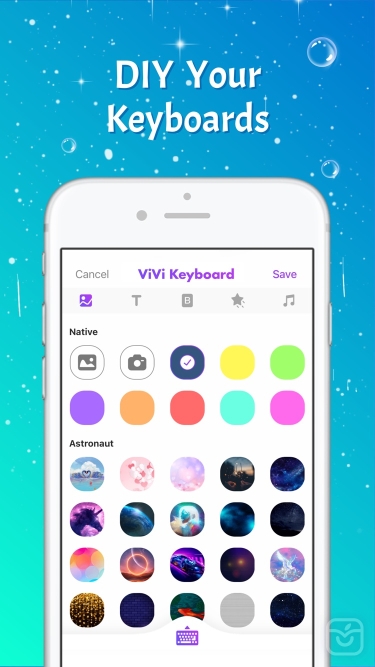 تصاویر ViVi Keyboard: Theme Maker