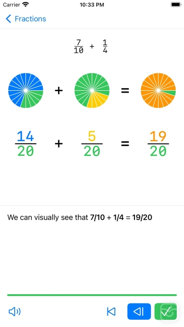 تصاویر Fraction Steps: Learn Visually