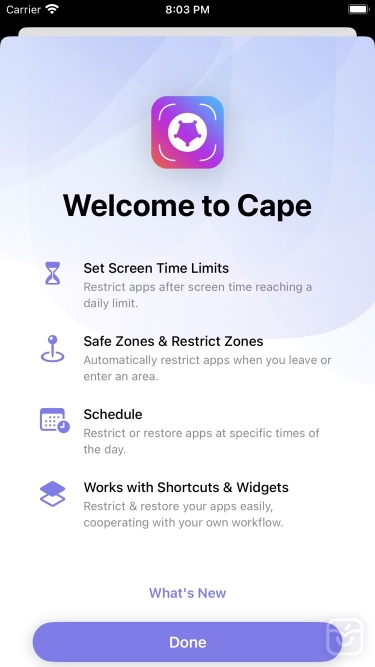 تصاویر Cape: Screen Time Master ++ | آنلاک‌شده