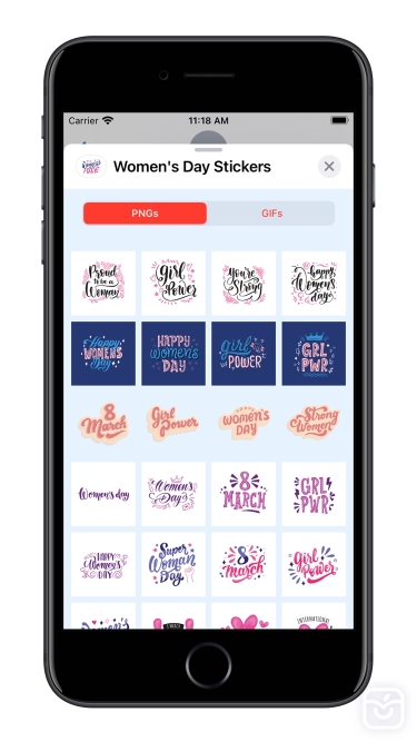 تصاویر Women's Day - GIFs & Stickers