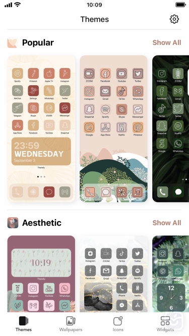 تصاویر Themify: Icon Themes & Widgets