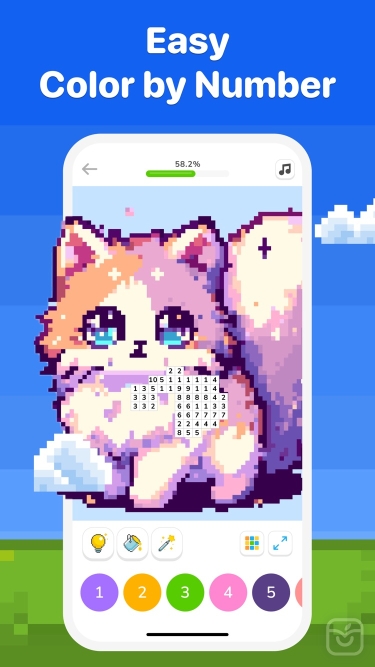 تصاویر Pixel Color: Paint by Number++| آنلاک شده