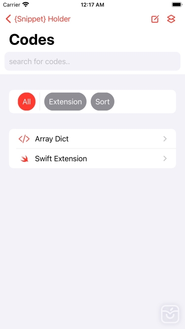 تصاویر Snippet Holder
