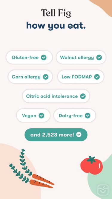 تصاویر Fig: Food Scanner & Discovery