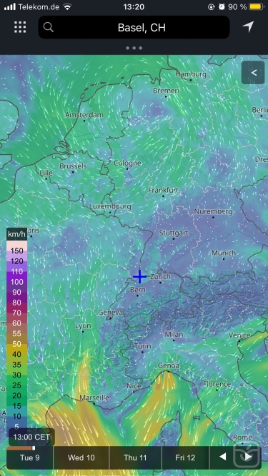تصاویر meteoblue weather & maps