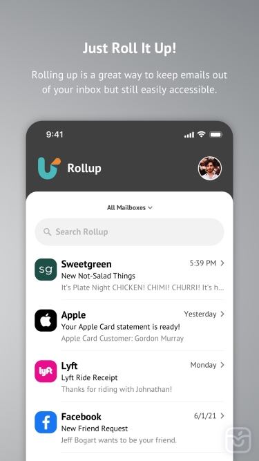 تصاویر Unroll.Me - Email Cleanup