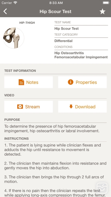 تصاویر CORE -Clinical Orthopedic Exam