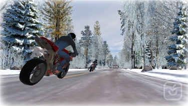 تصاویر Off-road Bike-Winter Drag Race