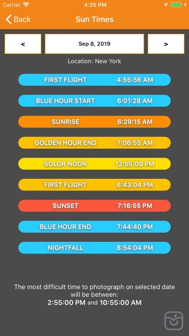 تصاویر SkyCandy - Sunset Forecast App