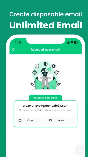 تصاویر Temporary Email Pro 