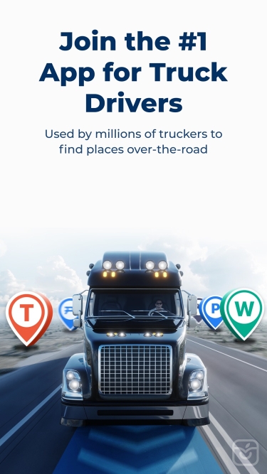 تصاویر Trucker Path: Truck GPS & Fuel ++