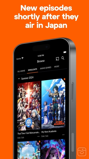 تصاویر Crunchyroll ++