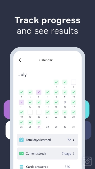 تصاویر Lingvist: Learn Languages Fast ++