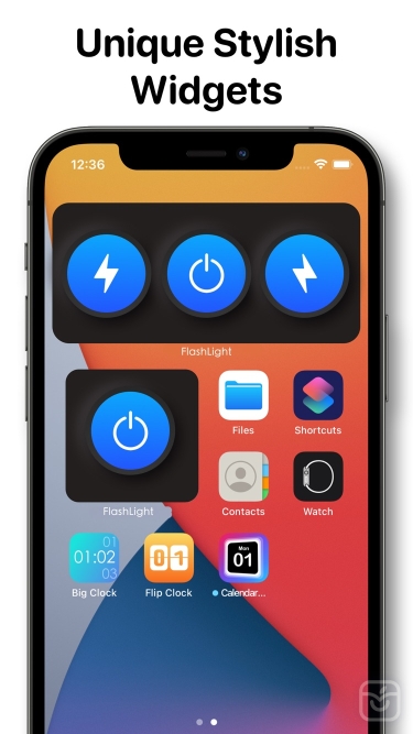 تصاویر FlashLight - TorchLight Widget