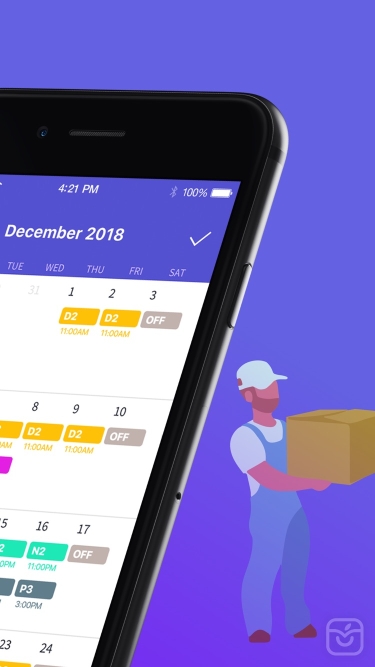 تصاویر Shift Days - Work Tracker ++