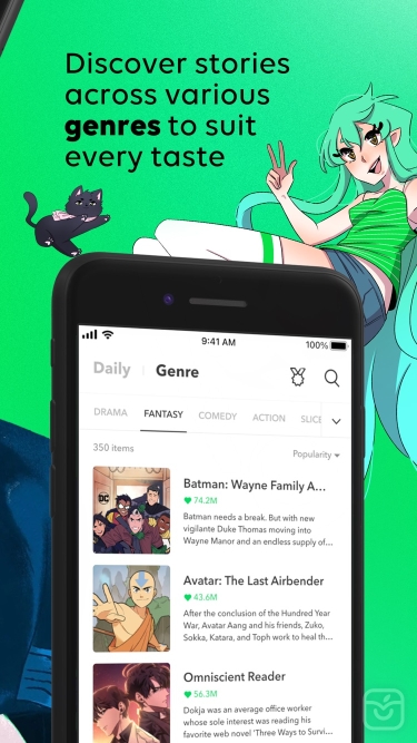 تصاویر WEBTOON: Manga, Comics, Manhwa ++