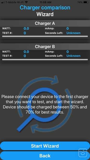 تصاویر Amperes - battery charge info