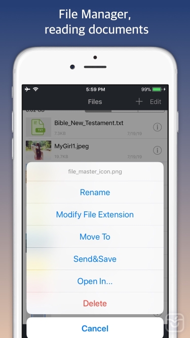 تصاویر File Master - document manager ++