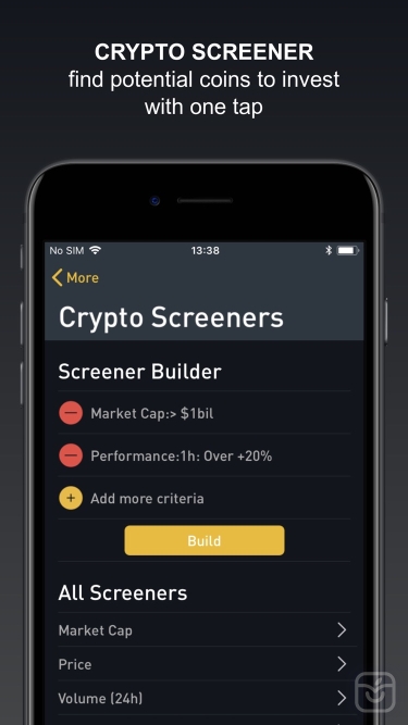 تصاویر Crypto Tracker by BitScreener