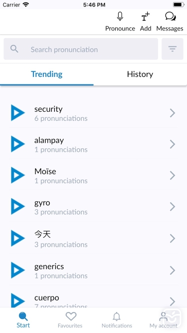 تصاویر Forvo Pronunciation