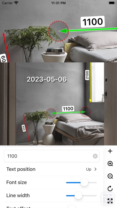 تصاویر SizeSnap - Markup measurements ++