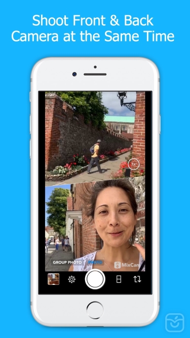 تصاویر MixCam: Front and Back Camera