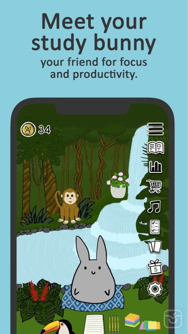 تصاویر Study Bunny: Focus Timer