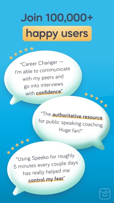 تصاویر Speeko - Public Speaking Coach