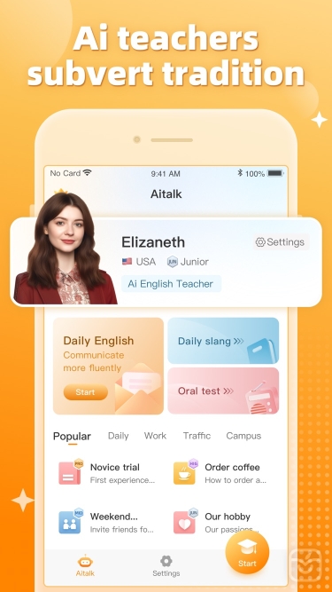 تصاویر Aitalk - Learn English with AI ++