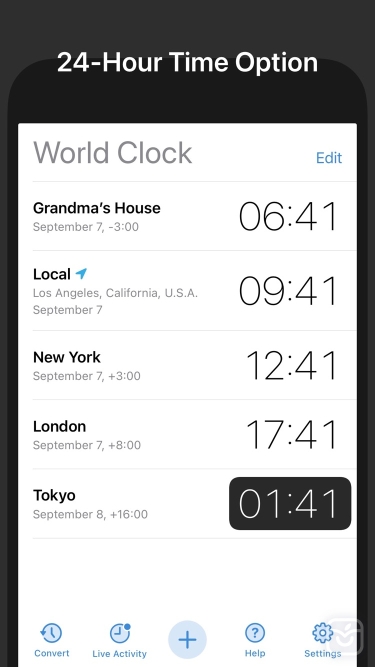 تصاویر World Clock Widget ++