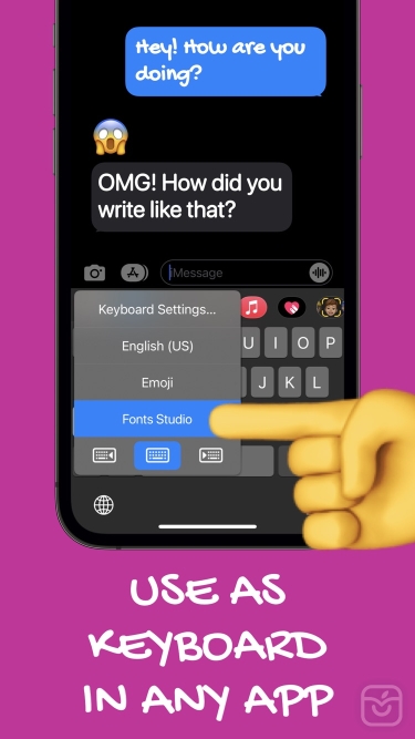 تصاویر Fonts Studio Keyboard