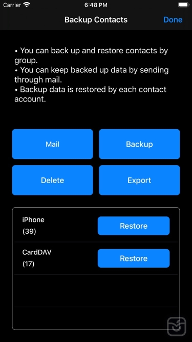 تصاویر iContacts+: Group Contacts